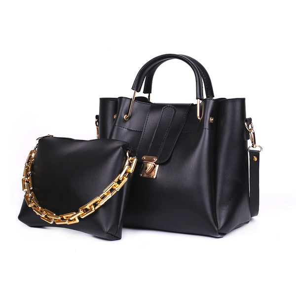 Sophia Black 2 Pieces Handbag