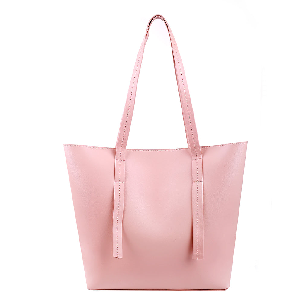 Light pink tote bag best sale