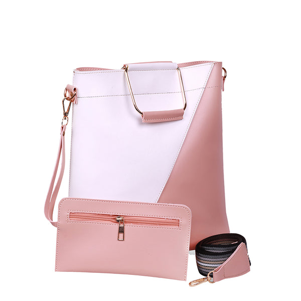 Supreme T-Pink and White 2 Pcs Handbag