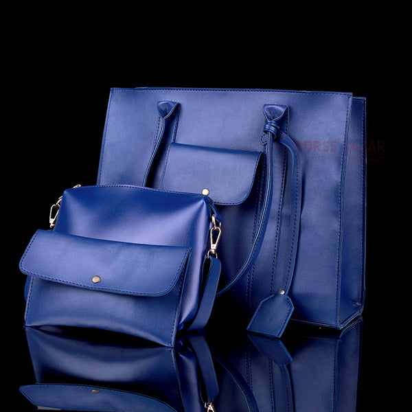 Versatile Blue Tote Bag